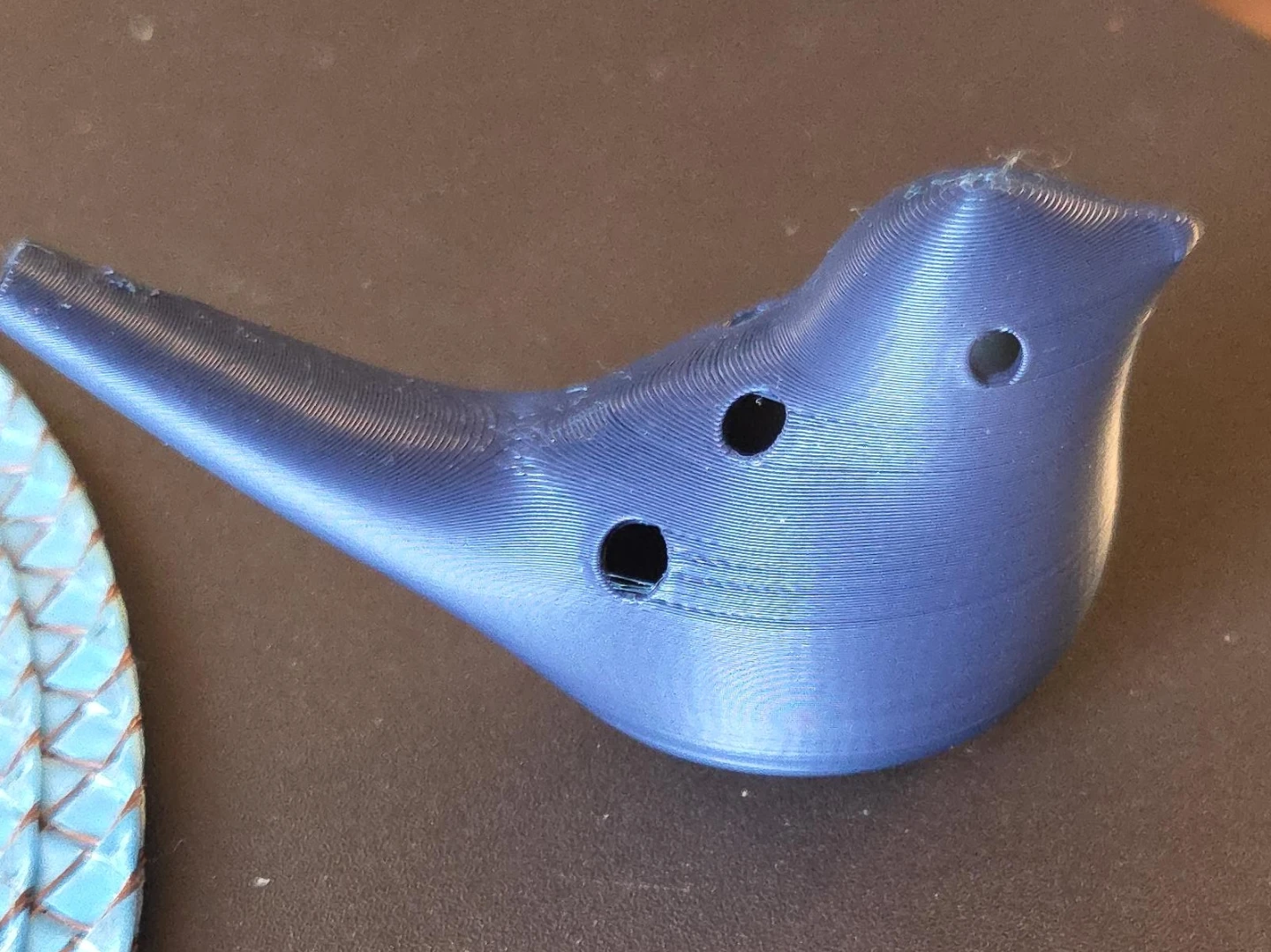 3D Printed Blue Bird Ocarina