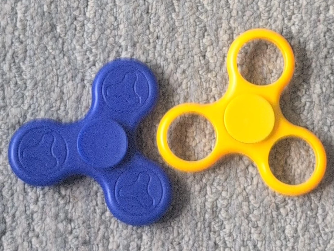 Plastic Fidget Spinners
