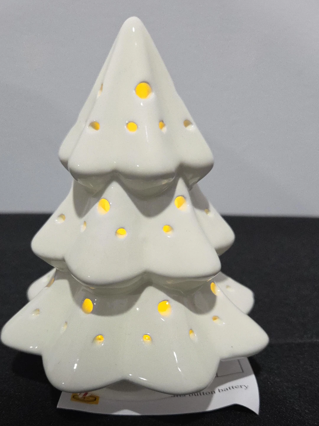 Ceramic Christmas Tree Light