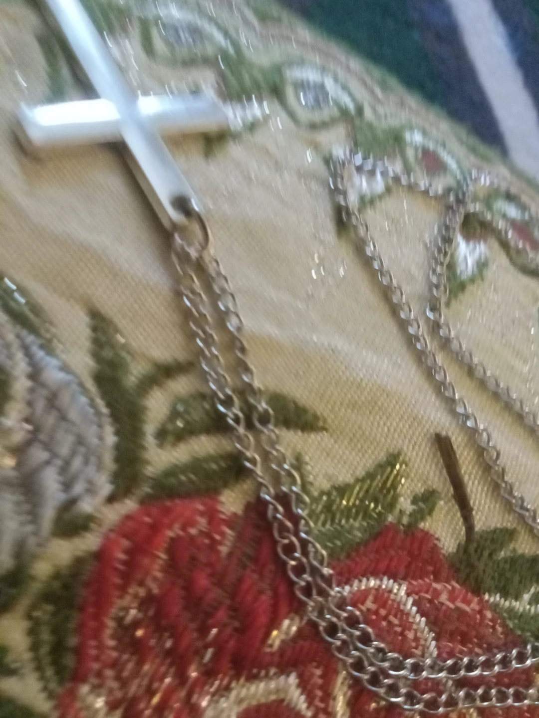 Silver Cross Necklace