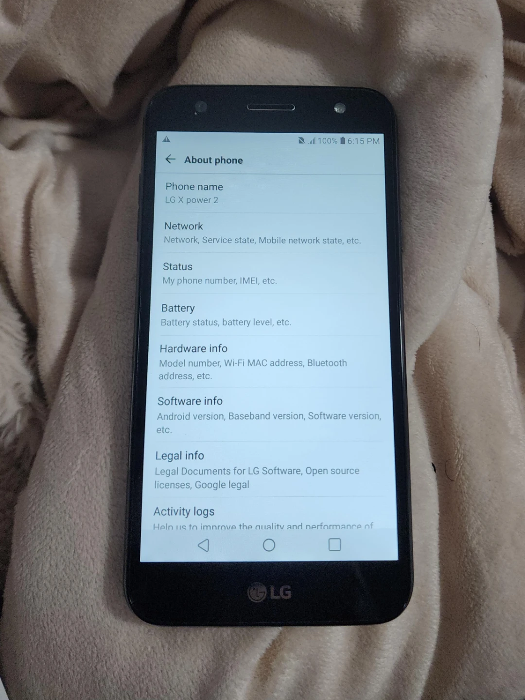 LG X Power 2 Smartphone