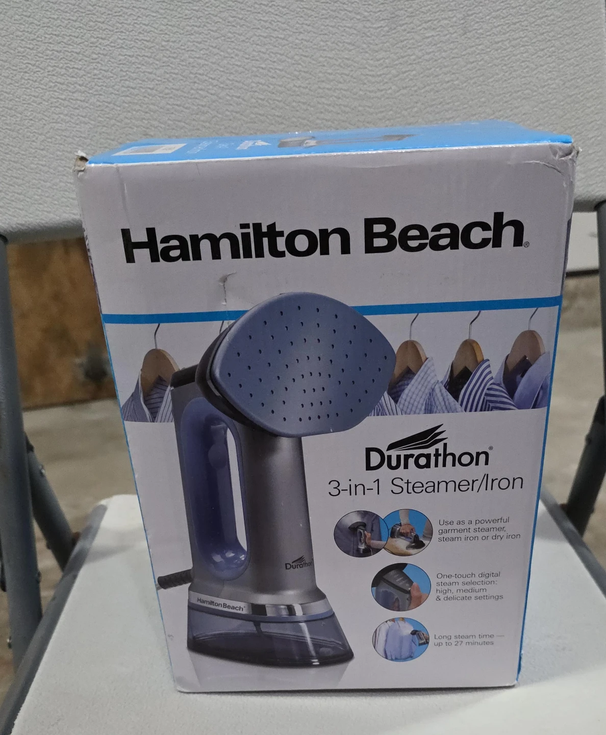 Hamilton Beach Durathon 3-in-1 Steamer/Iron