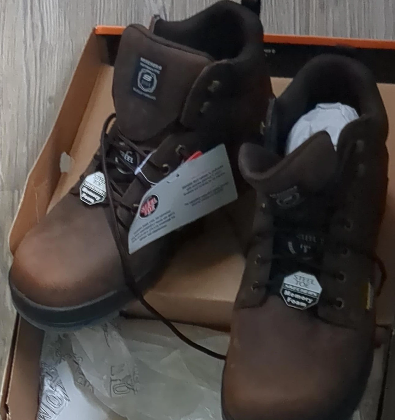 13. Men's steel toe boots