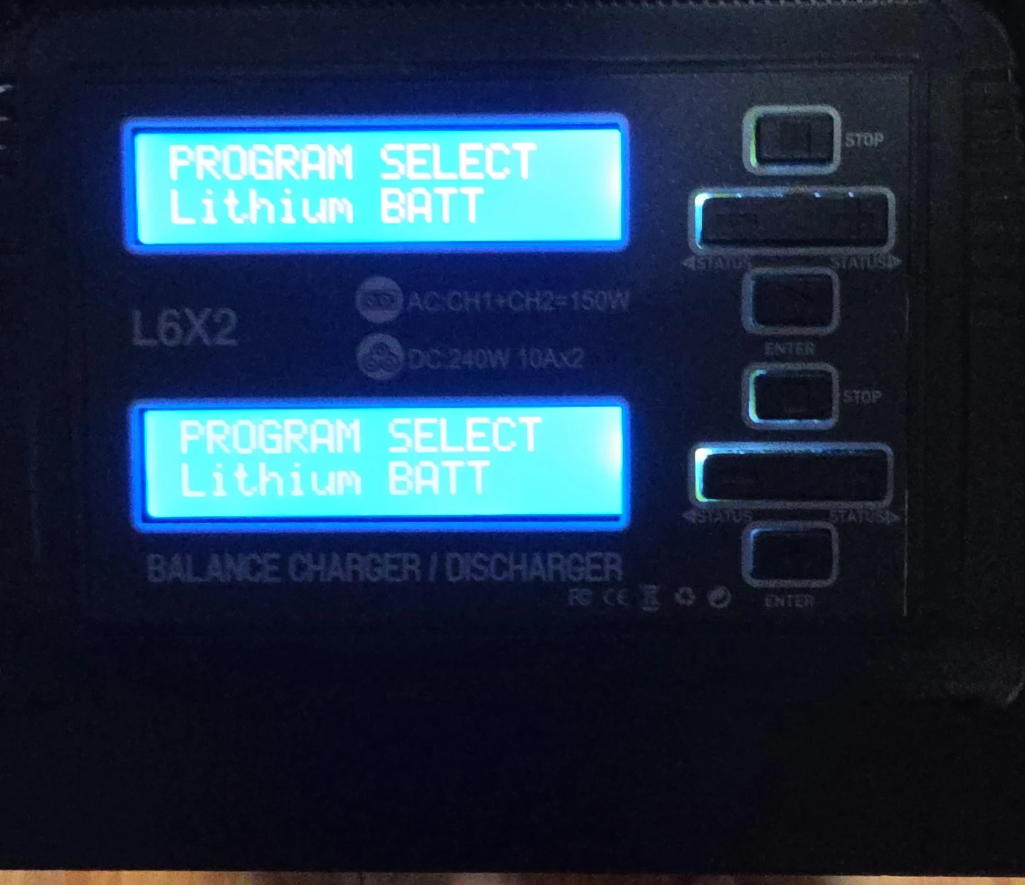 L6X2 Balance Charger / Discharger for Lithium Batteries