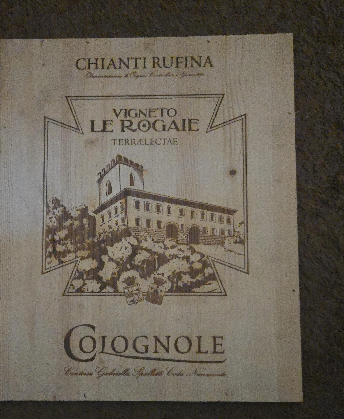 Colonnole Chianti Rufina Wooden Lid