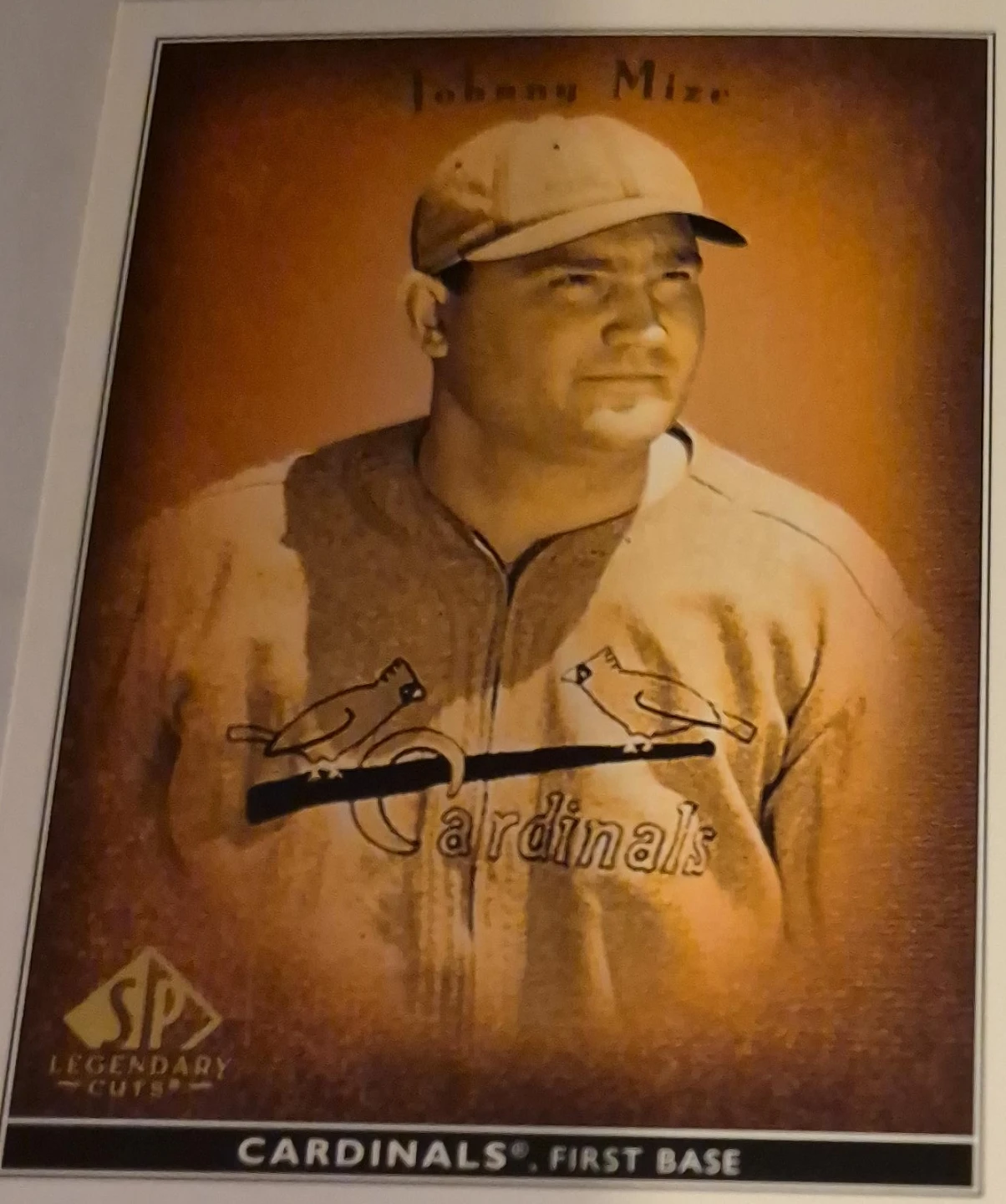 Johnny Mize St. Louis Cardinals Baseball Card