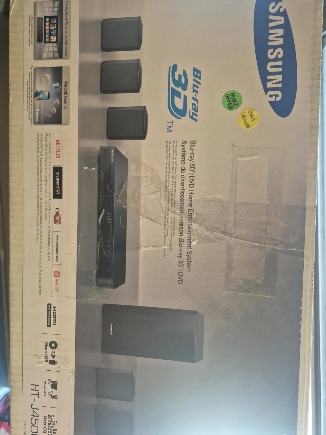 Samsung HT-J4500 Blu-ray 3D Home Entertainment System