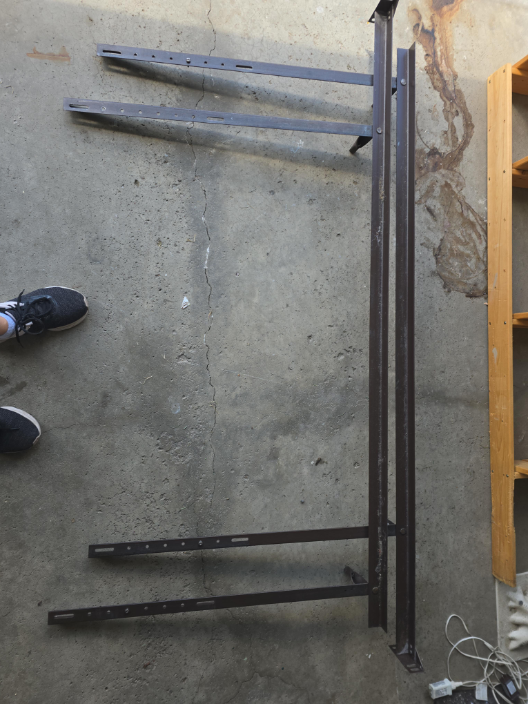 Metal Bed Frame Support Rails