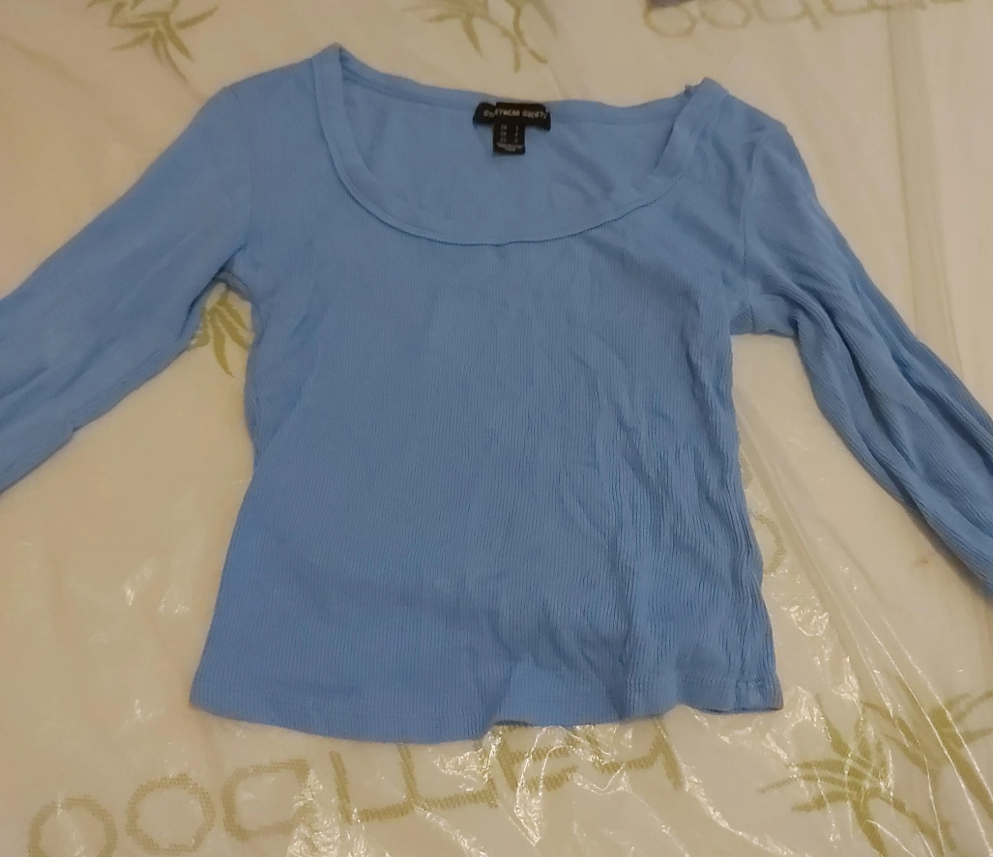 STREETWEAR SOCIETY Light Blue Long Sleeve Top