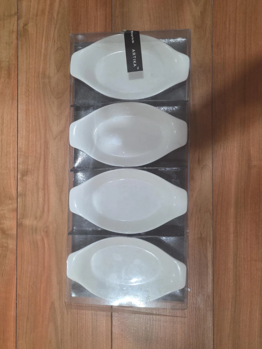 ARTIKA White Oval Ramekins - Set of 4