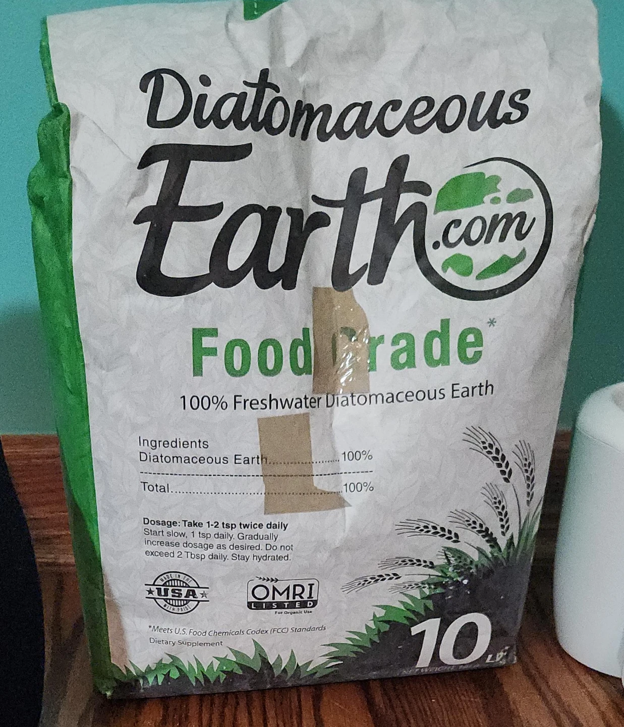 Diatomaceous Earth Food Grade 10 LB Bag