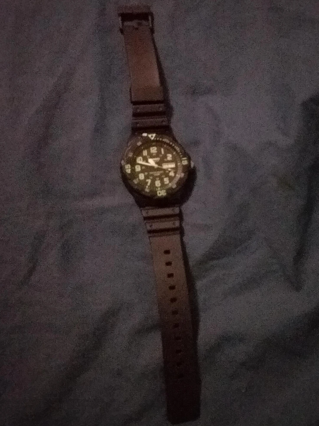 waterproof Casio Diving Watch - Black MRW 200H