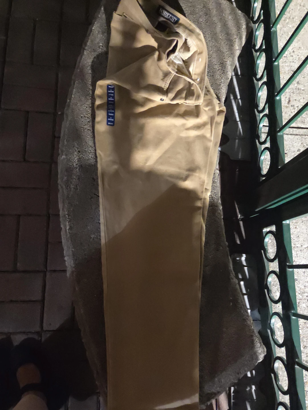 Lands' End Chino Pants Tan