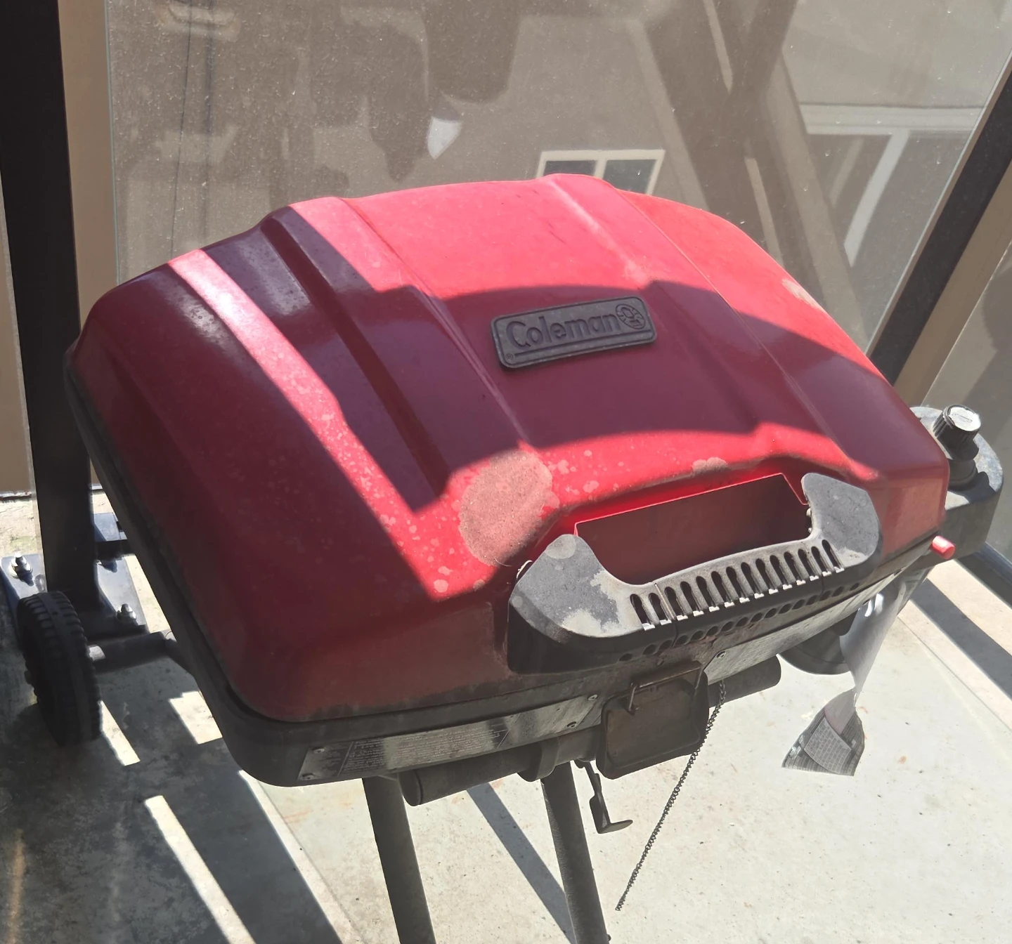Coleman Red Portable Propane Grill