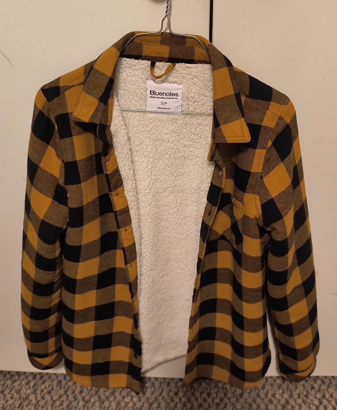 Bluenotes Sherpa Lined Flannel Shirt Jacket (Used)