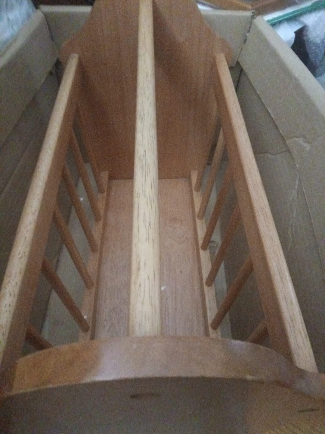 Wooden Magazine Rack Holder