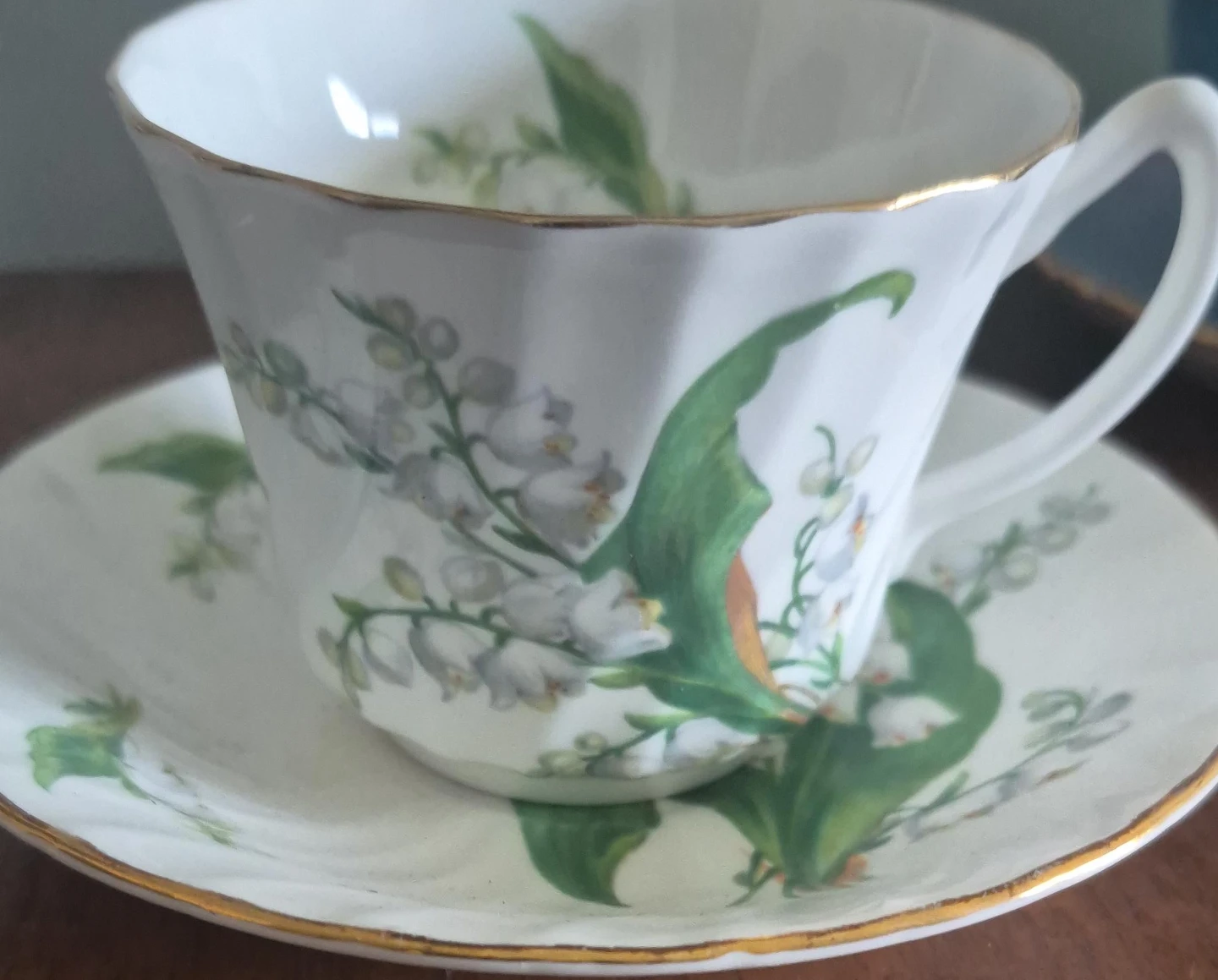 Vintage Lily of the Valley Tea Cup and Saucer Set