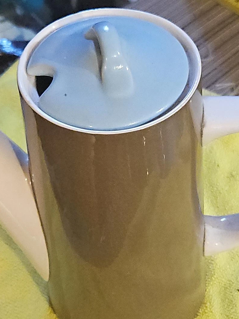 Vintage Ceramic Teapot with Lid
