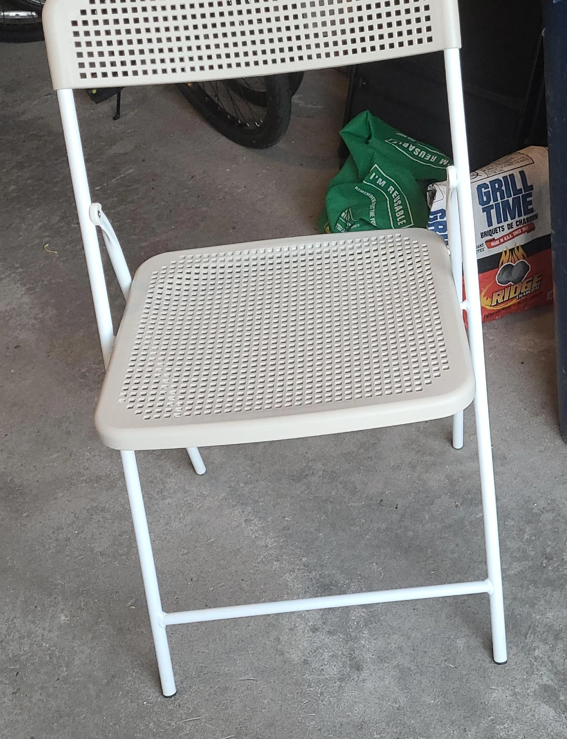 White Folding Chair