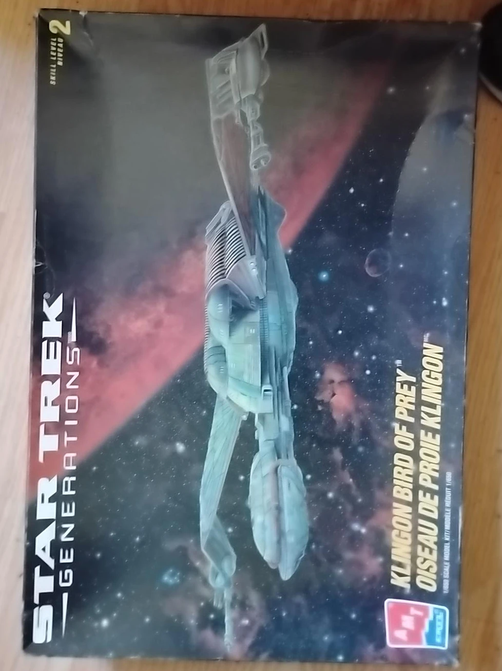 AMT Star Trek Generations Klingon Bird of Prey Model Kit 1/650