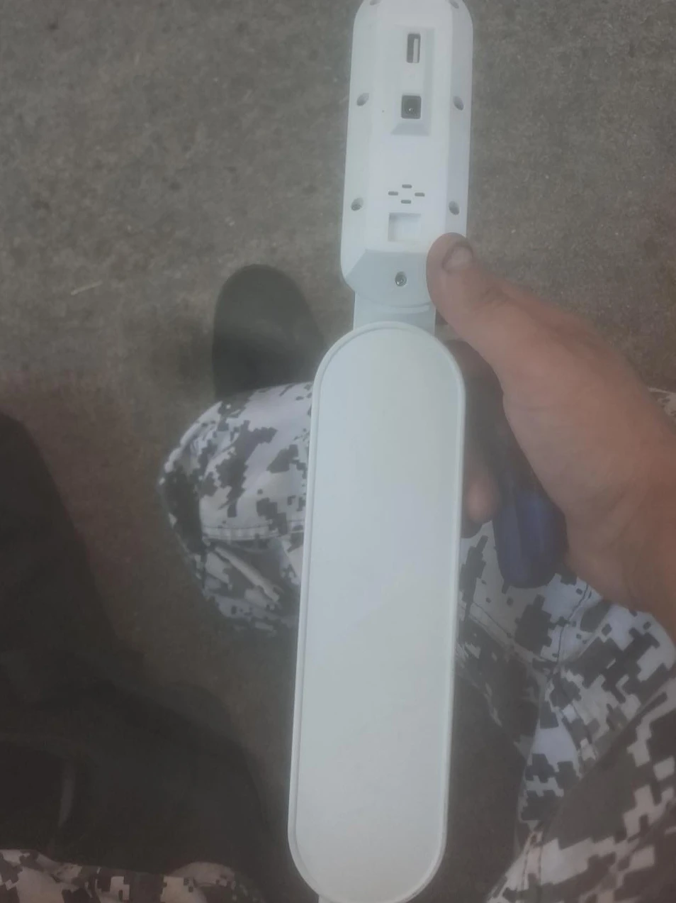 White LED Desk Lamp with Adjustable Brightness