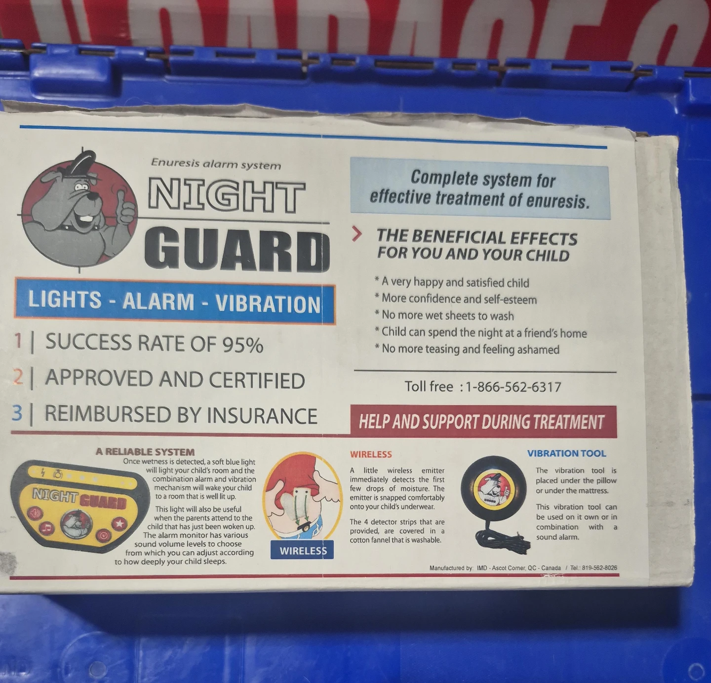 Night Guard Enuresis Alarm System