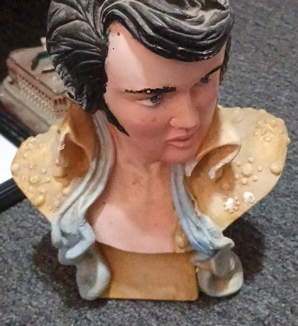 Elvis Presley Bust Figurine