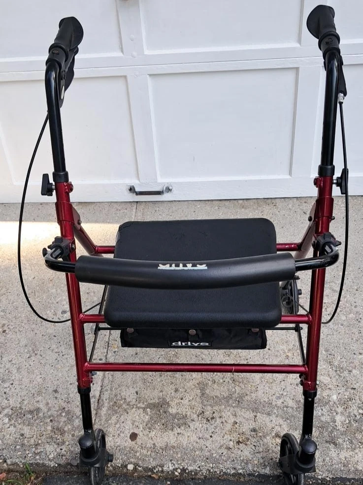 Drive Medical Folding Walker with Seat