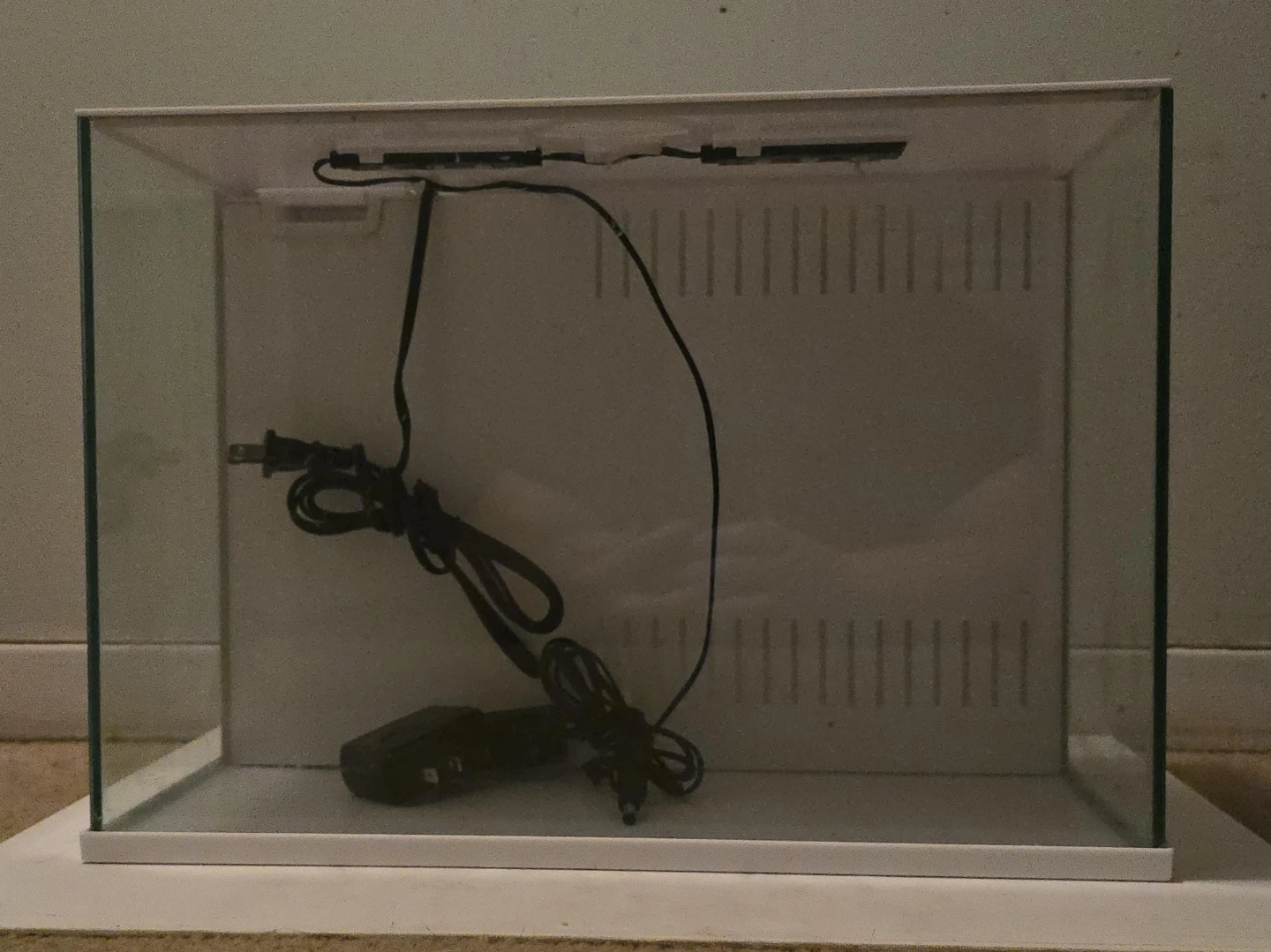 Glass Aquarium Tank with LED Light