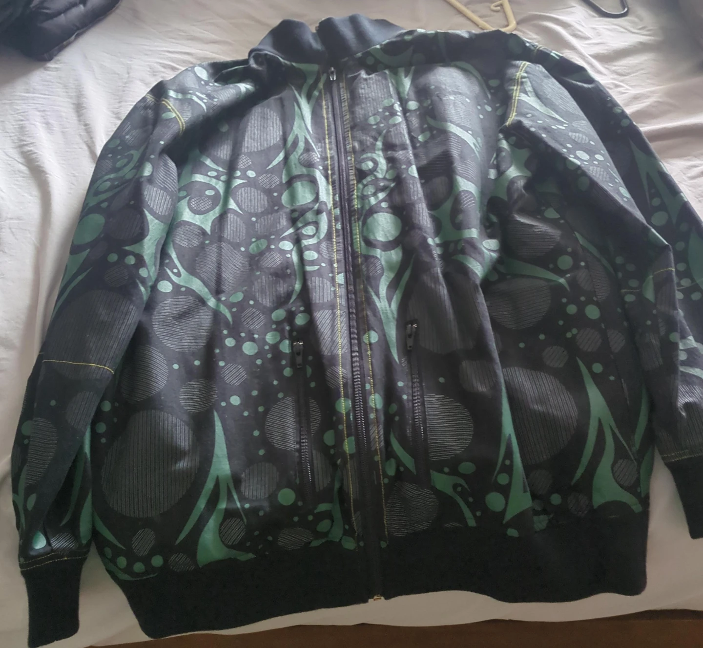 Graphic Zip-Up Jacket
