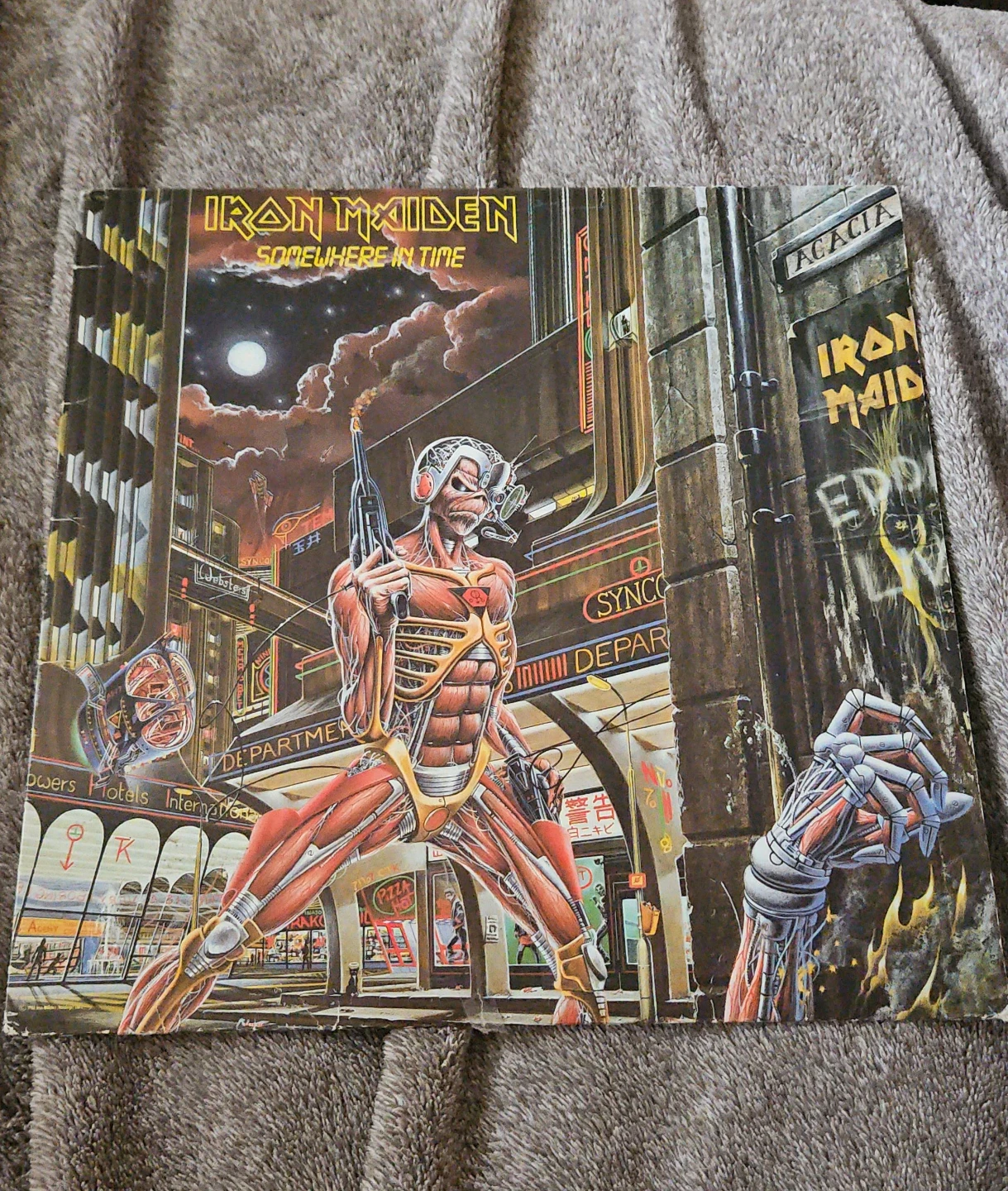 Iron Maiden Somewhere in Time Vinyl Record