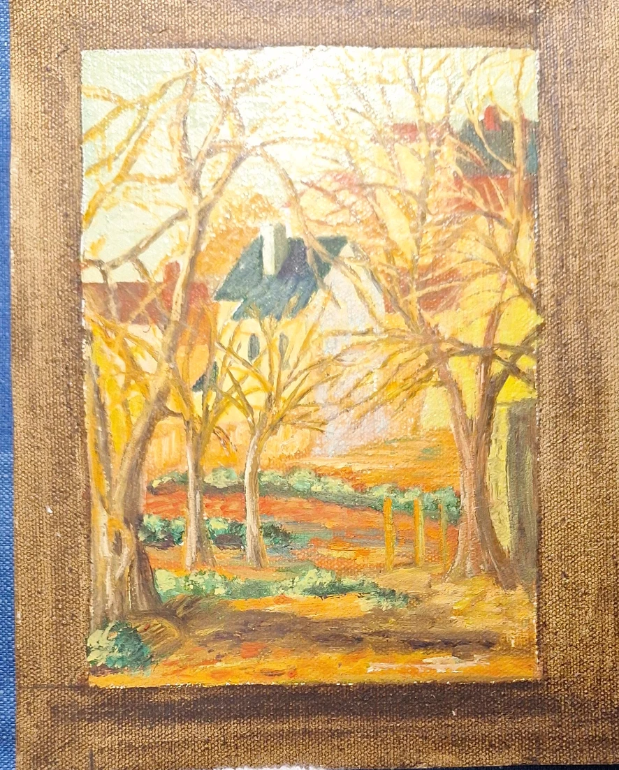Original Autumn Landscape Oil Painting