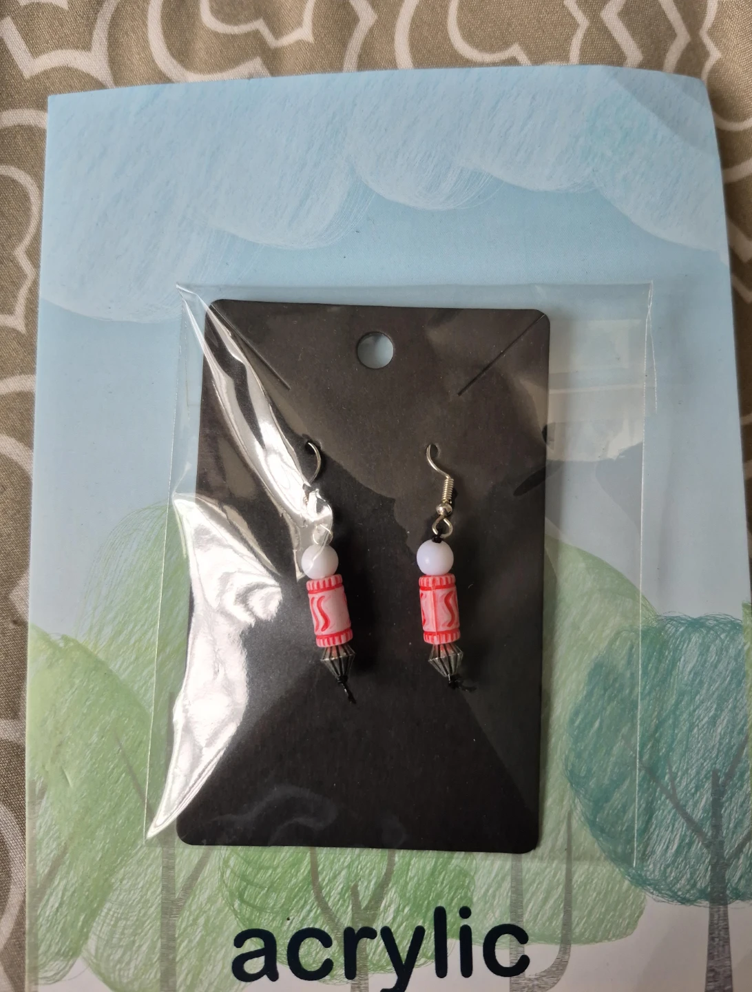Handmade Acrylic Earrings