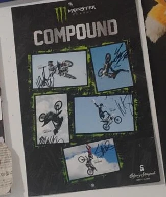 Monster Energy Compound Signed Poster
