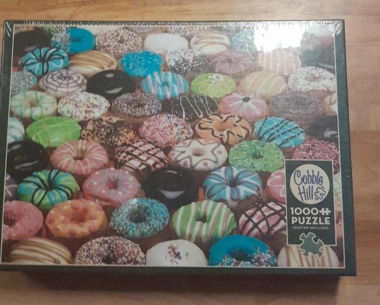 Unopened 1000+ Piece Doughnut Puzzle