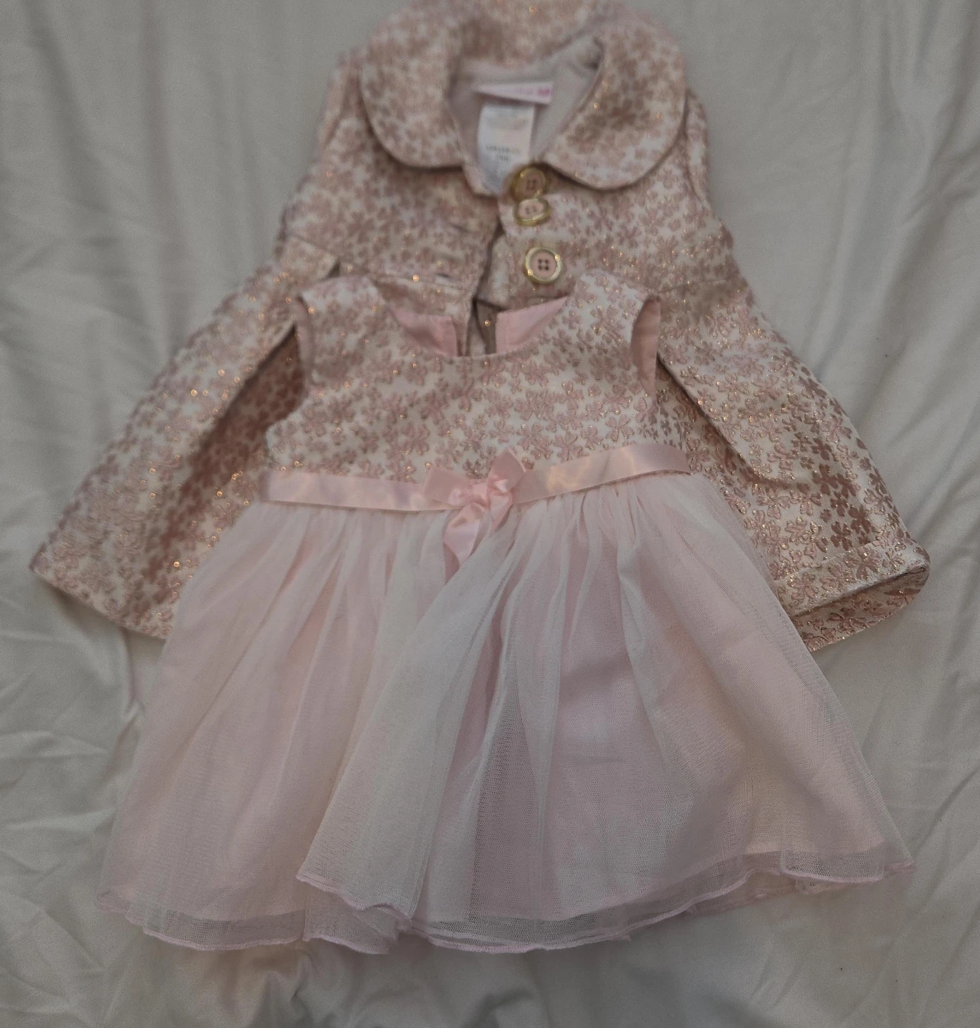 Baby Girl Dress and Jacket Set