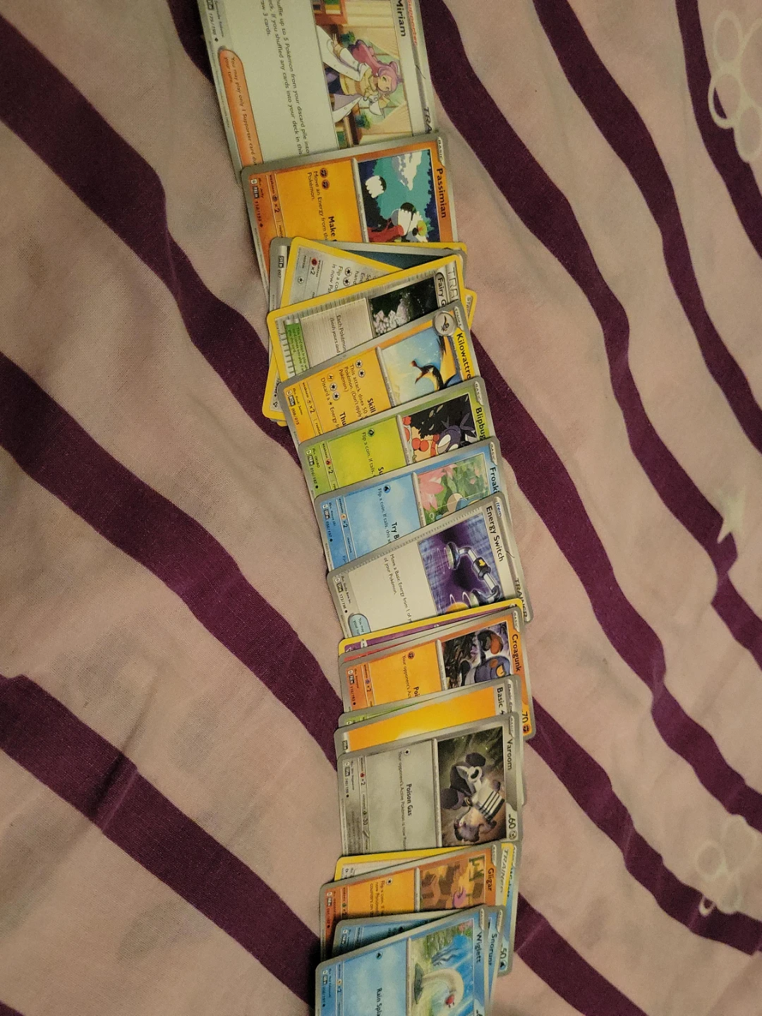 Assorted Pokemon Trading Cards