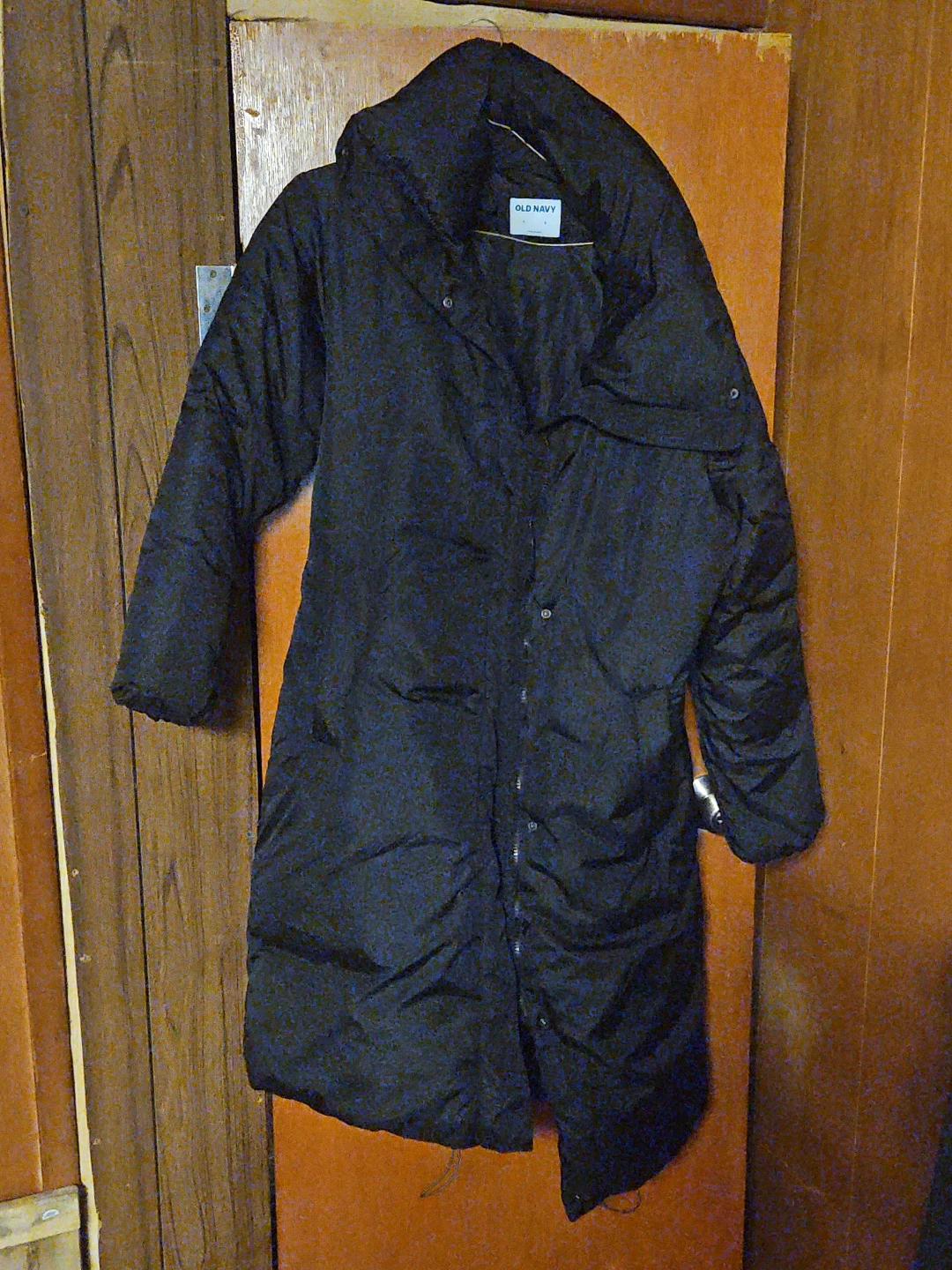 Old Navy Black Puffer Coat