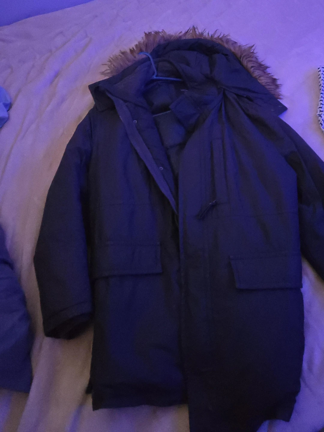 Men's Parka with Fur Hood