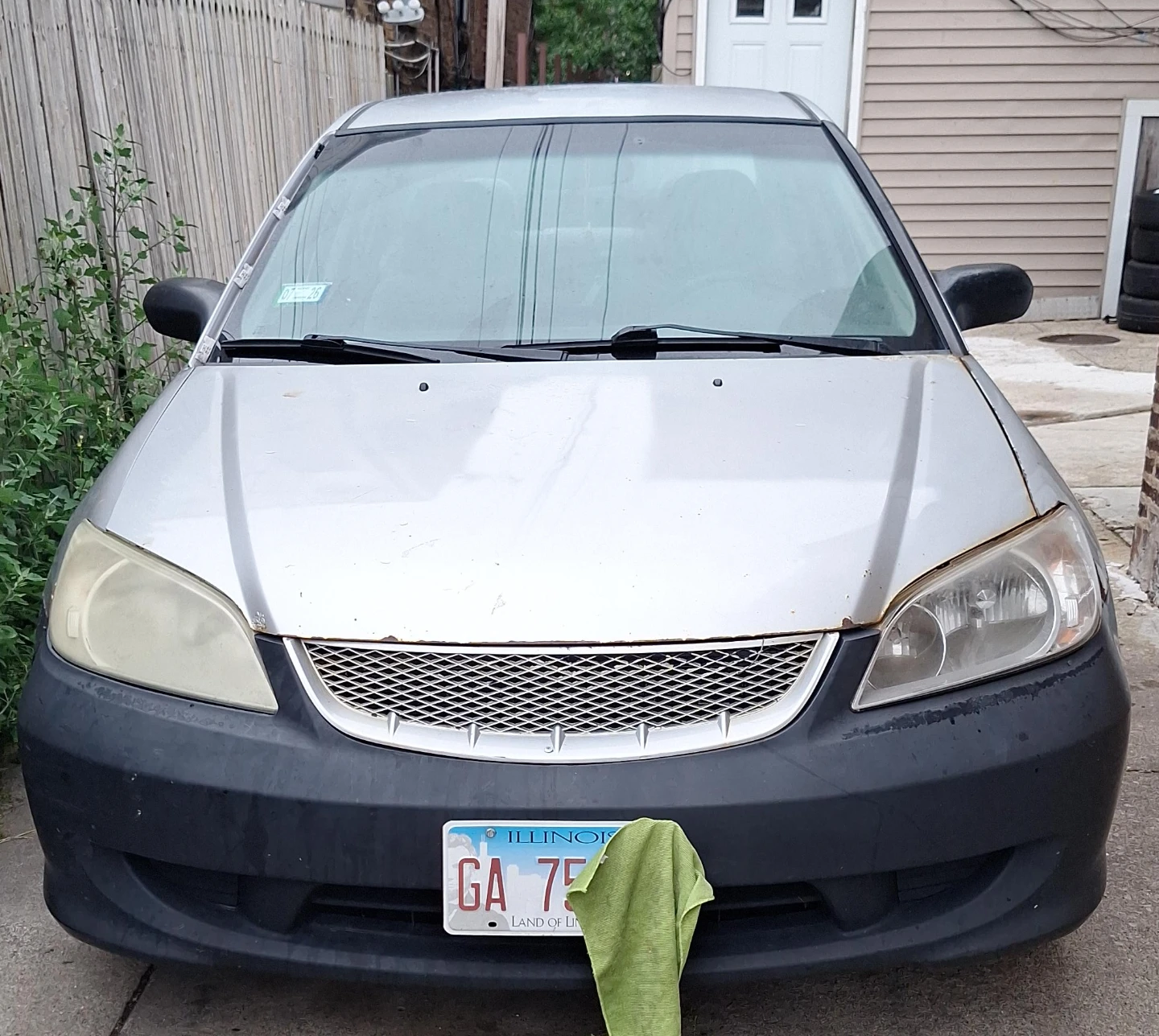 Silver Honda Civic Sedan