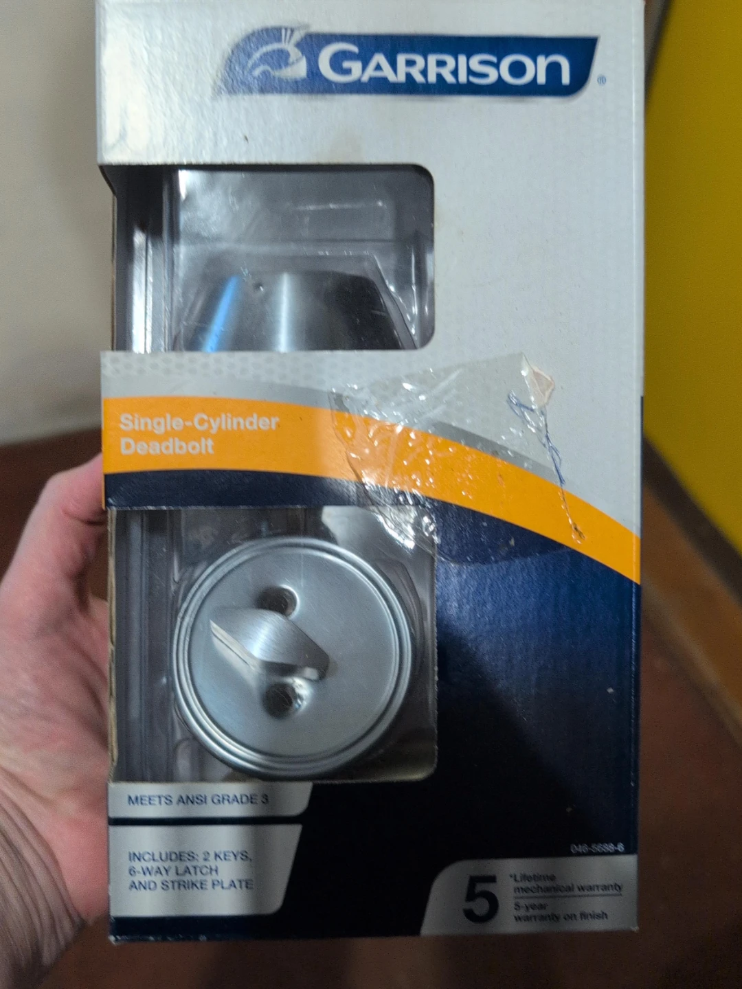 Garrison Single-Cylinder Deadbolt