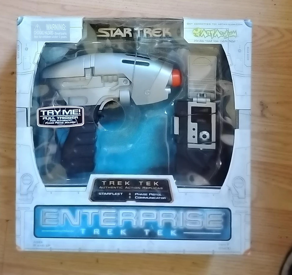 Star Trek Enterprise Trek Tek Phase Pistol Communicator Replica