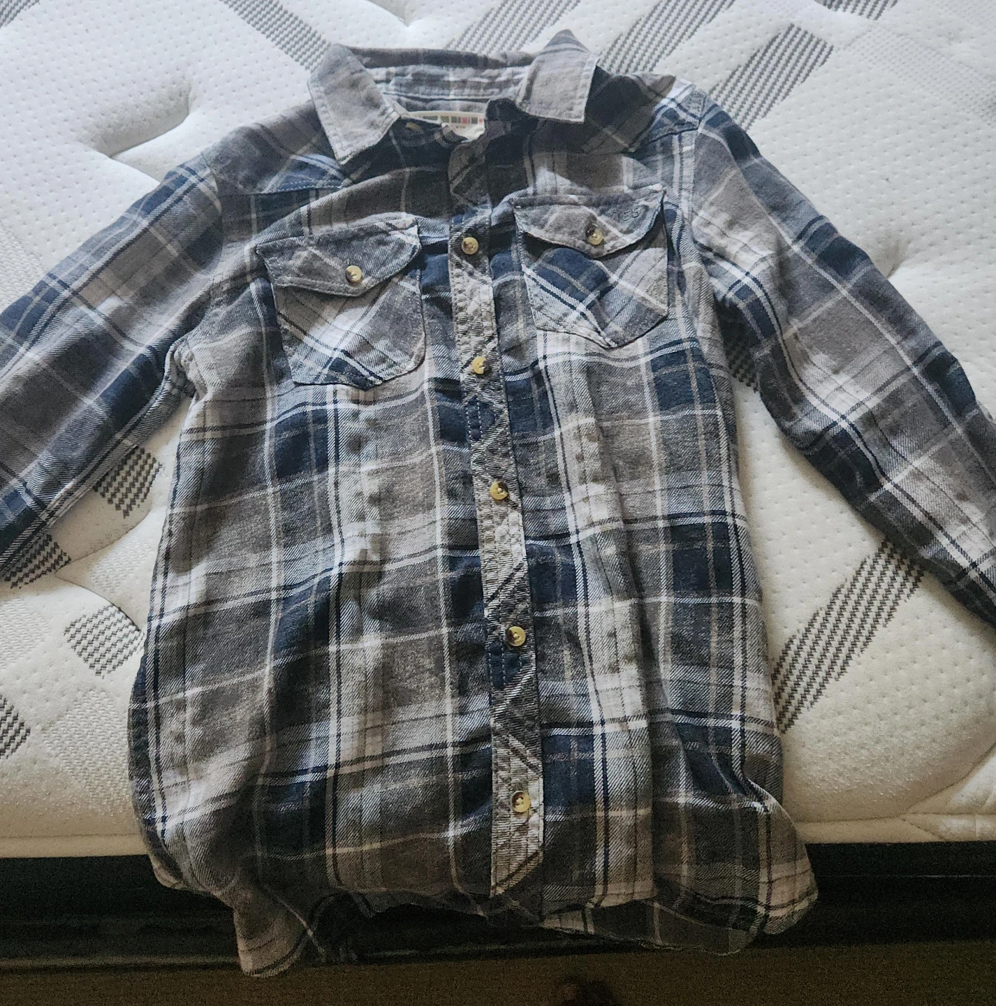Boys Plaid Flannel Shirt