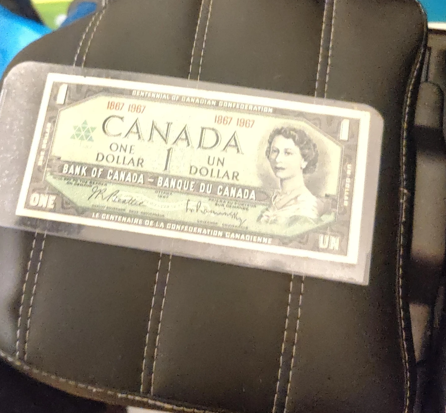 Canada 1 Dollar Bill - Centennial of Canadian Confederation 1967