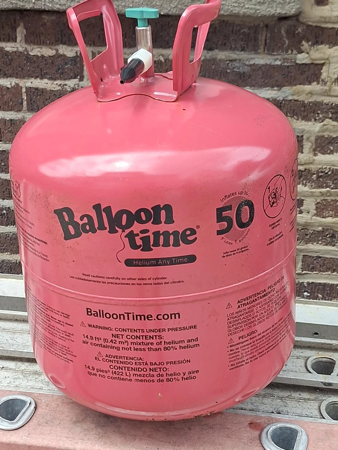 Balloon Time Helium Tank