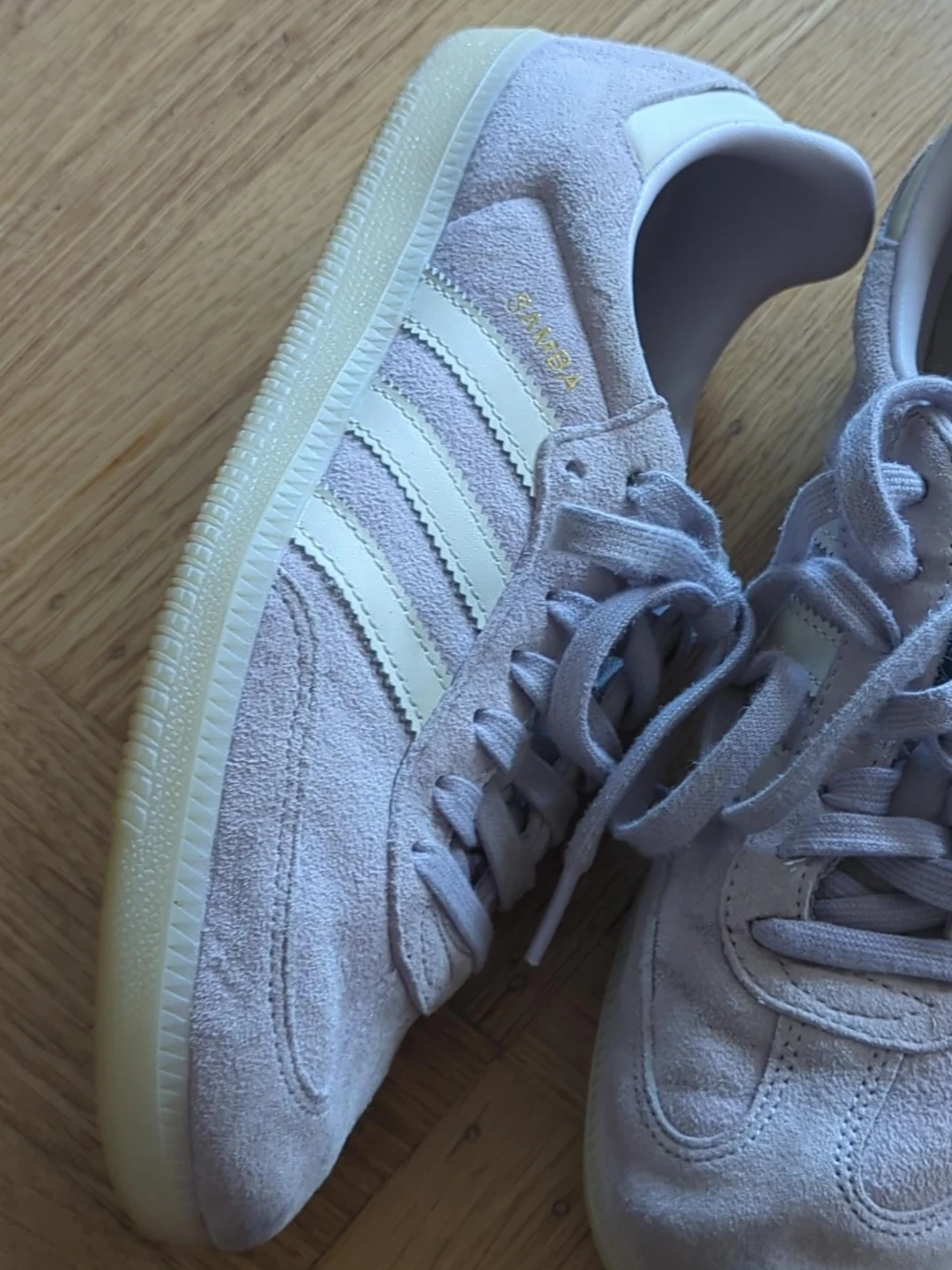 Adidas Samba OG Pastel Pink Suede Sneakers