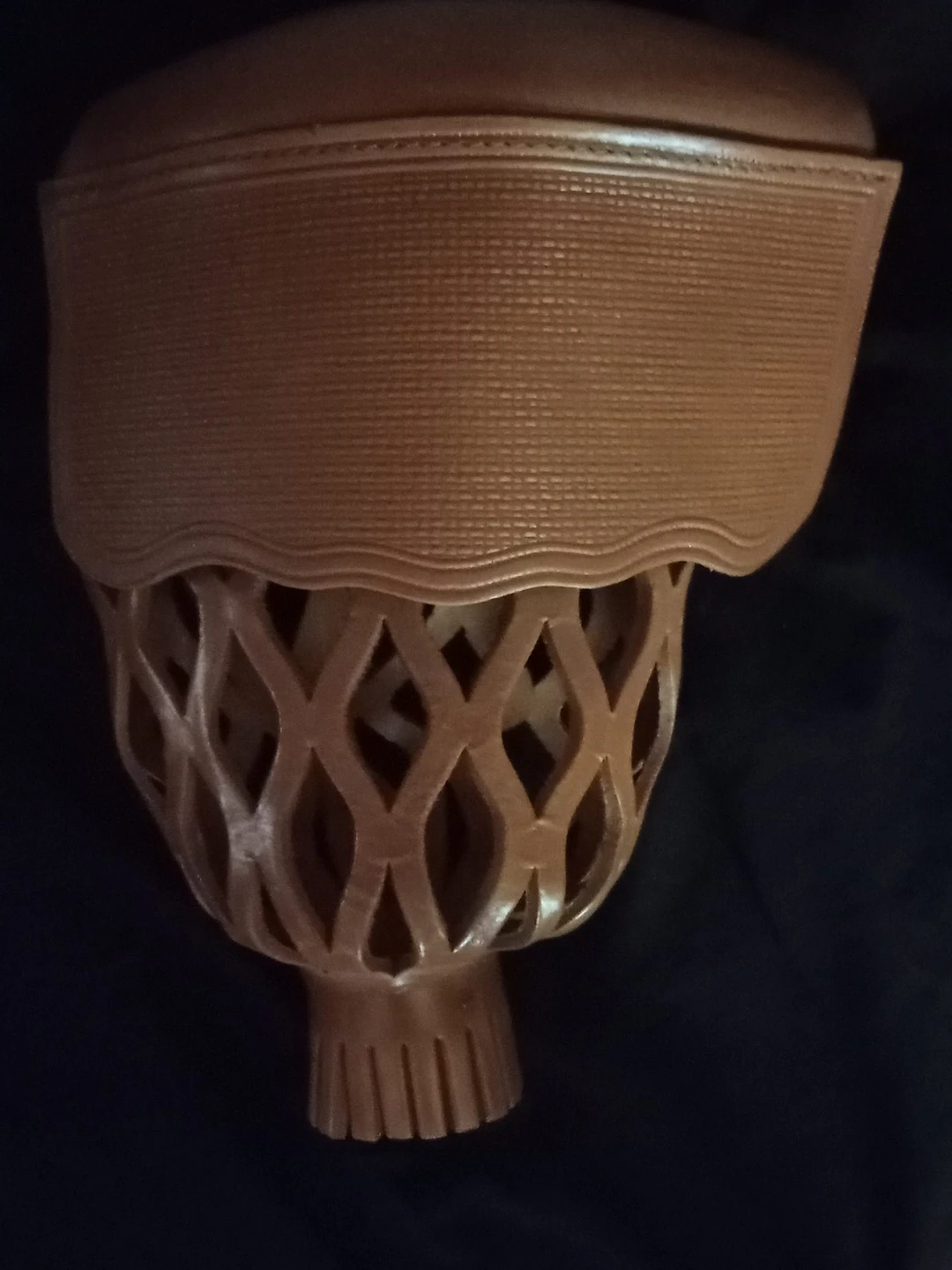 Brown Decorative Table Lamp Shade Holder