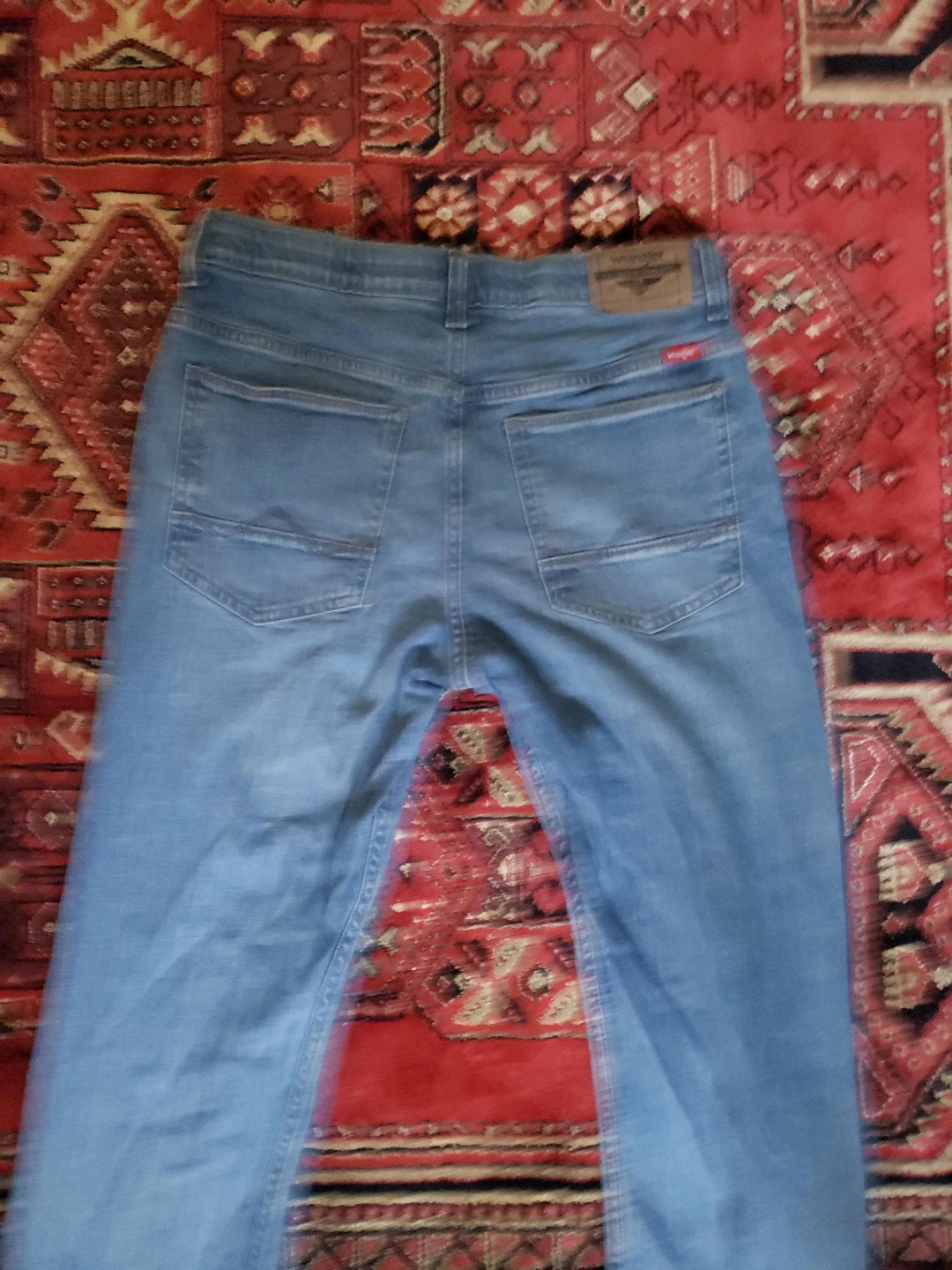 Wrangler Men's Blue Denim Jeans