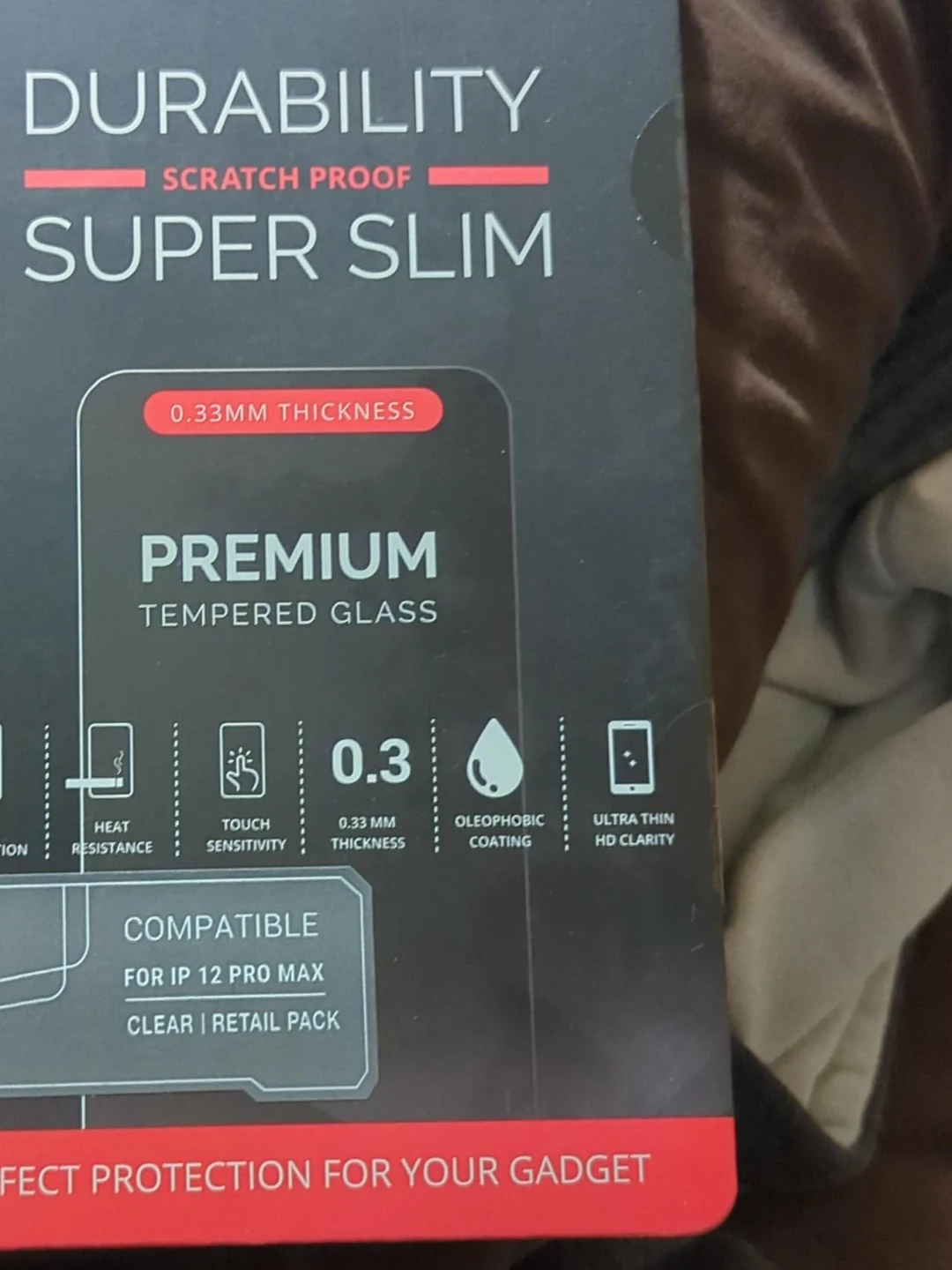 Premium Tempered Glass Screen Protector for iPhone 12 Pro Max