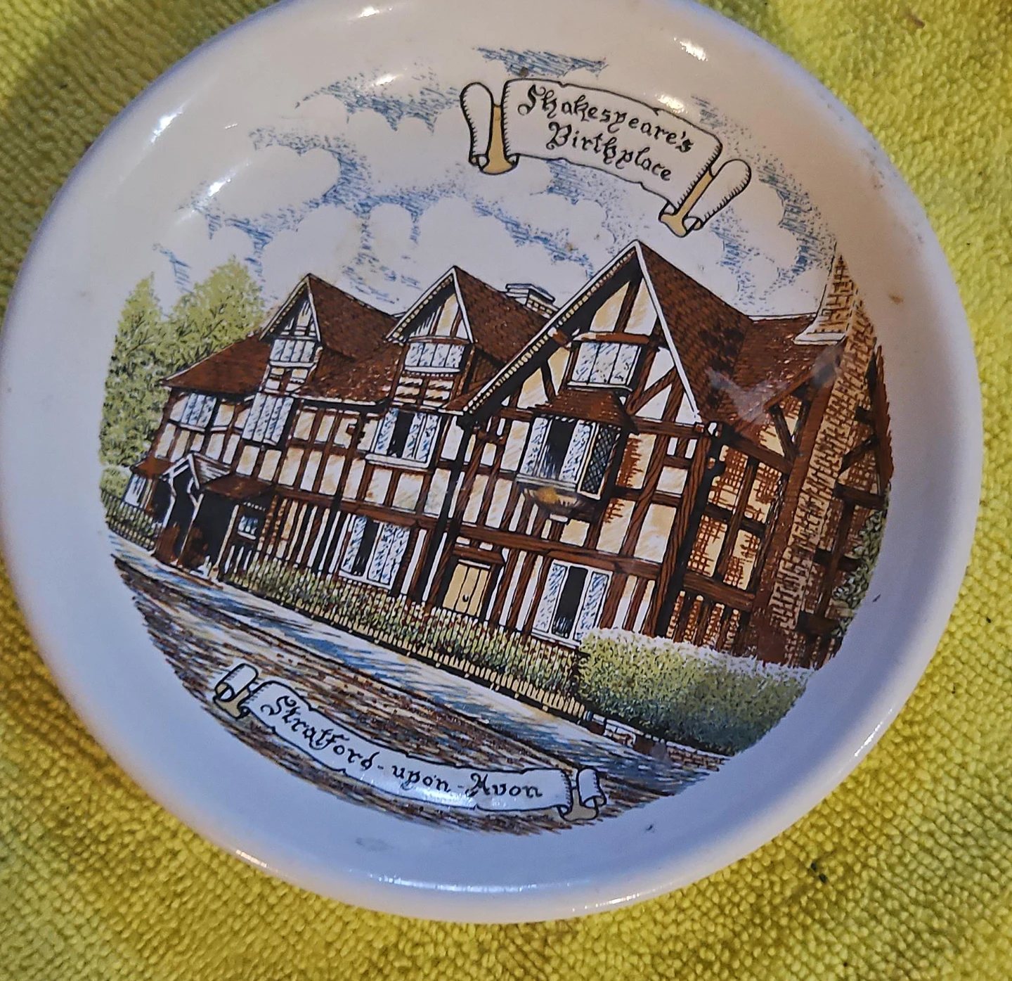Decorative Plate - Shakespeare's Birthplace, Stratford-upon-Avon